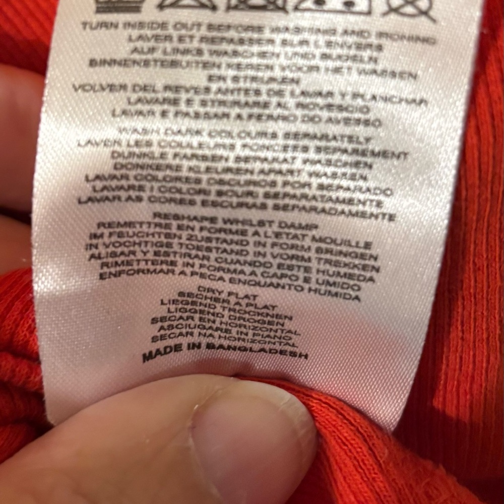 Brave Soul London Ruffle Shoulder Fiesta Red Tank Top Small - Picture 5 of 7